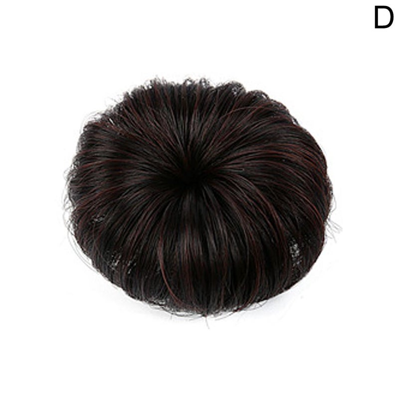 Children's bun hairstyle, baby wig hair accessory, single flower hair accessory, matte silk, in stock.
